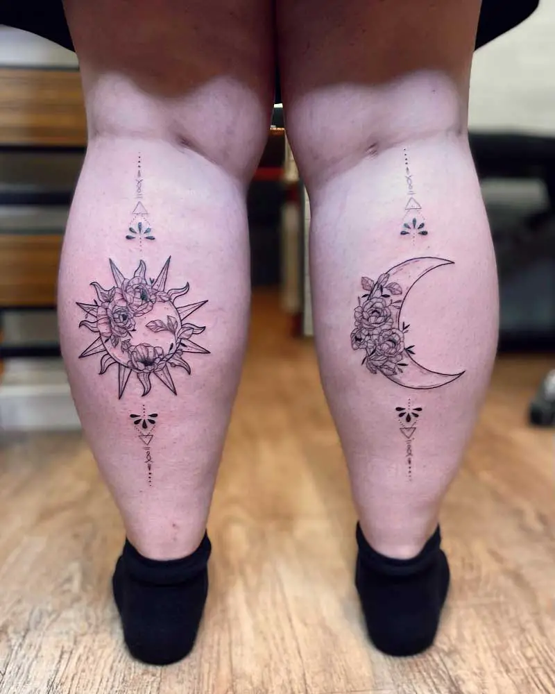 78 Best Calf Tattoos Ideas for Men and Women 