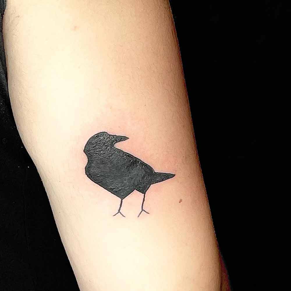 15 Crow Tattoo Symbolizing Wisdom Love And Family  Psycho Tats