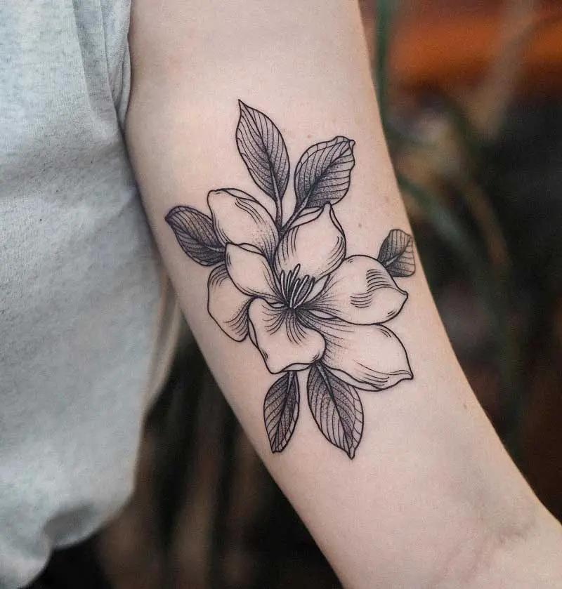 38 Lovely Magnolia Tattoo Ideas to Inspire You in 2023