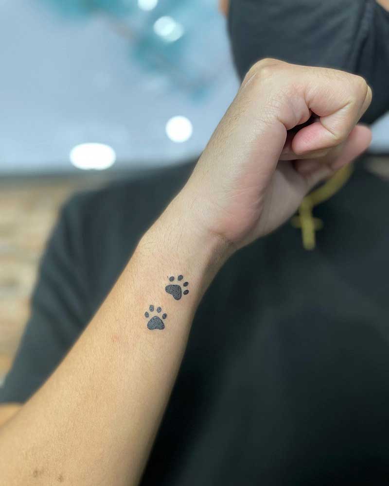 90 Best Paw Print Tattoo Meanings and Designs  Nice Trails 2019