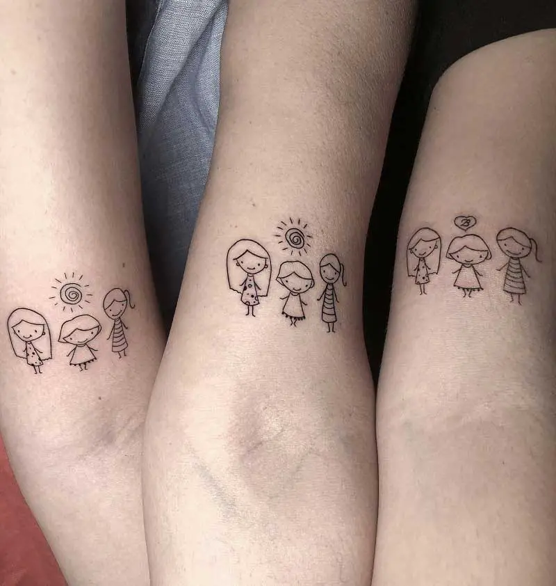 35 Meaningful Family Tattoos That Show Your Love