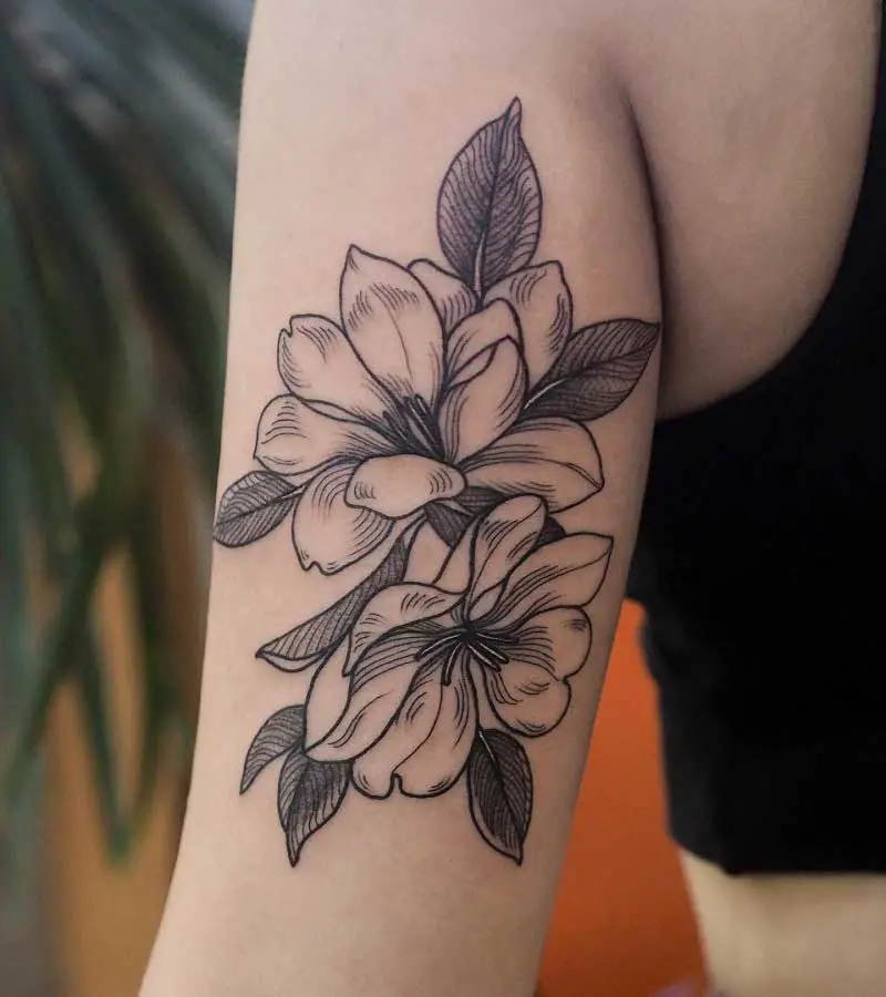 southern-magnolia-tree-tattoo-1