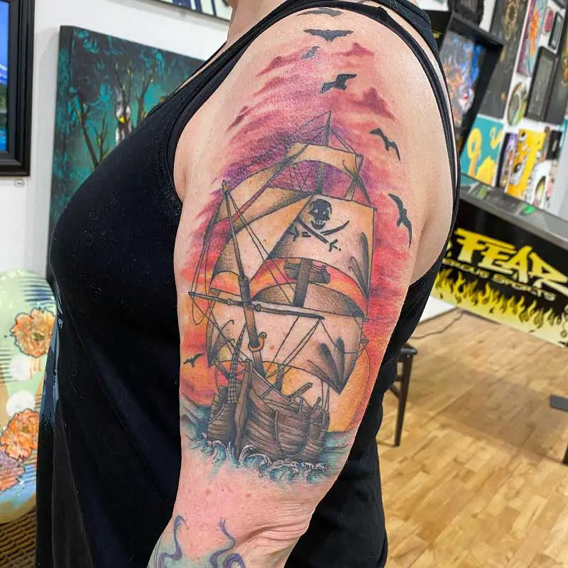 sunken-pirate-ship-tattoo-3