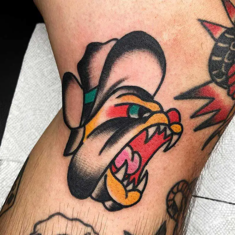 20 Solid Old School Bulldog Tattoos  Tattoodo