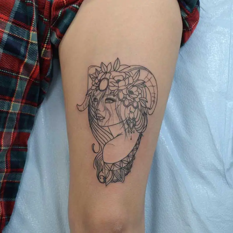 traditional-capricorn-tattoo-5