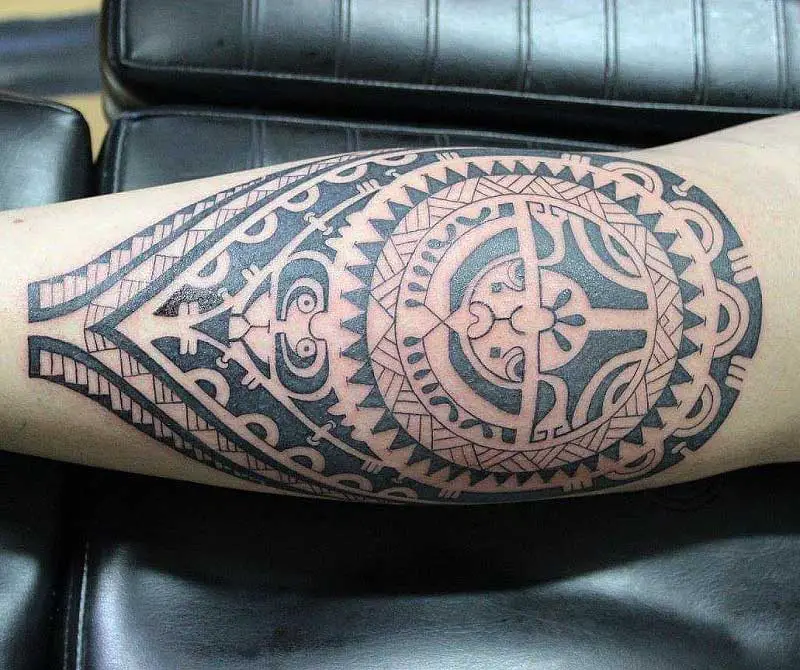 tribal-calf-tattoo-1