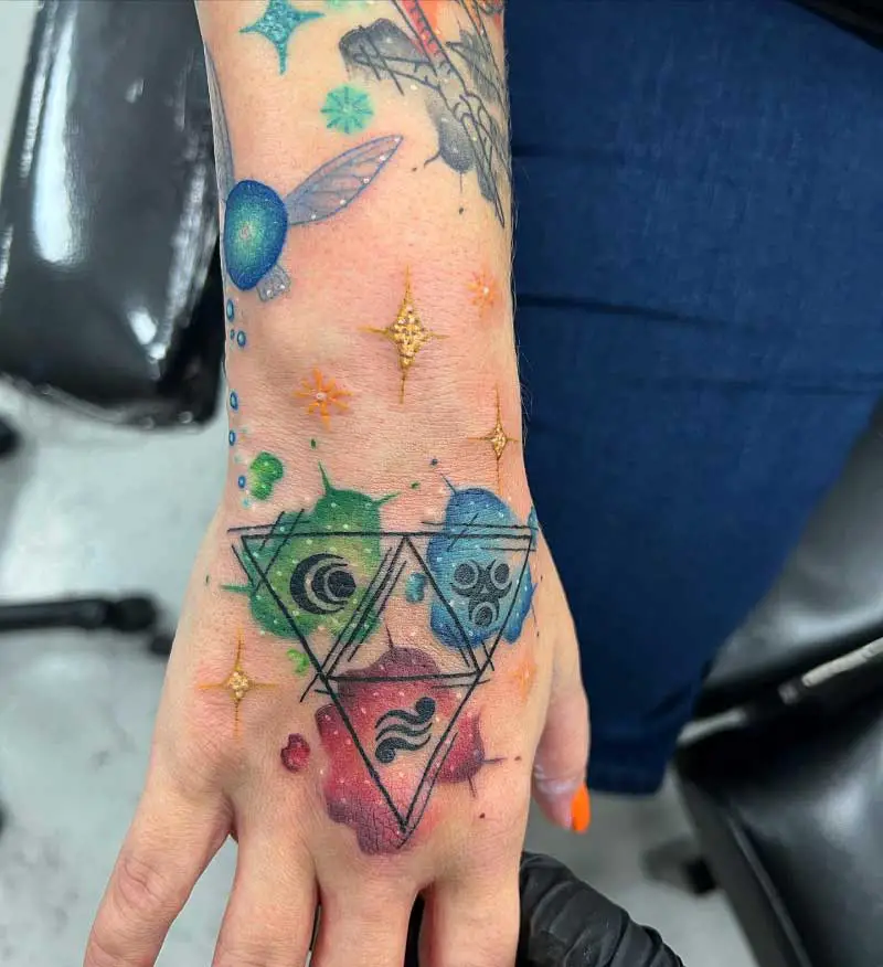 85 Mighty Triforce Tattoo Designs  Meaning  Discover The Golden Power