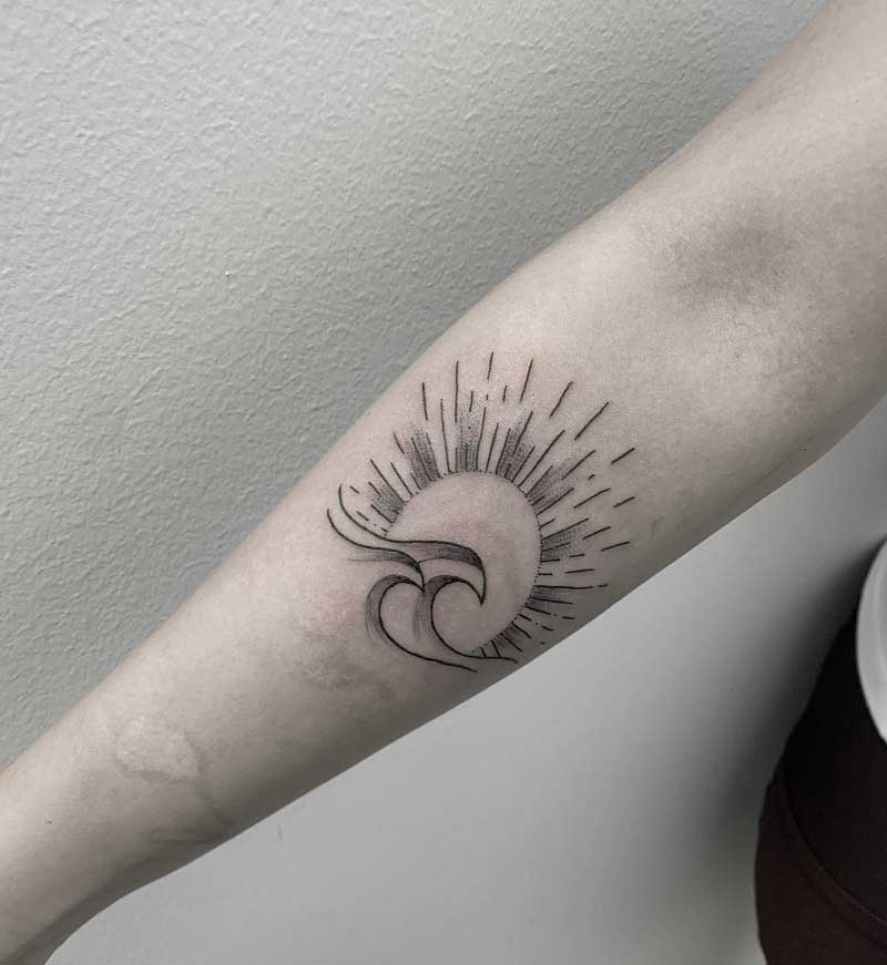 wave-and-sun-tattoo-1