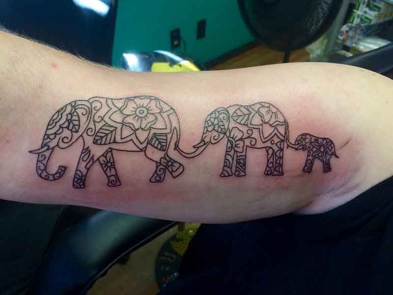 3 Elephant Tattoo 1
