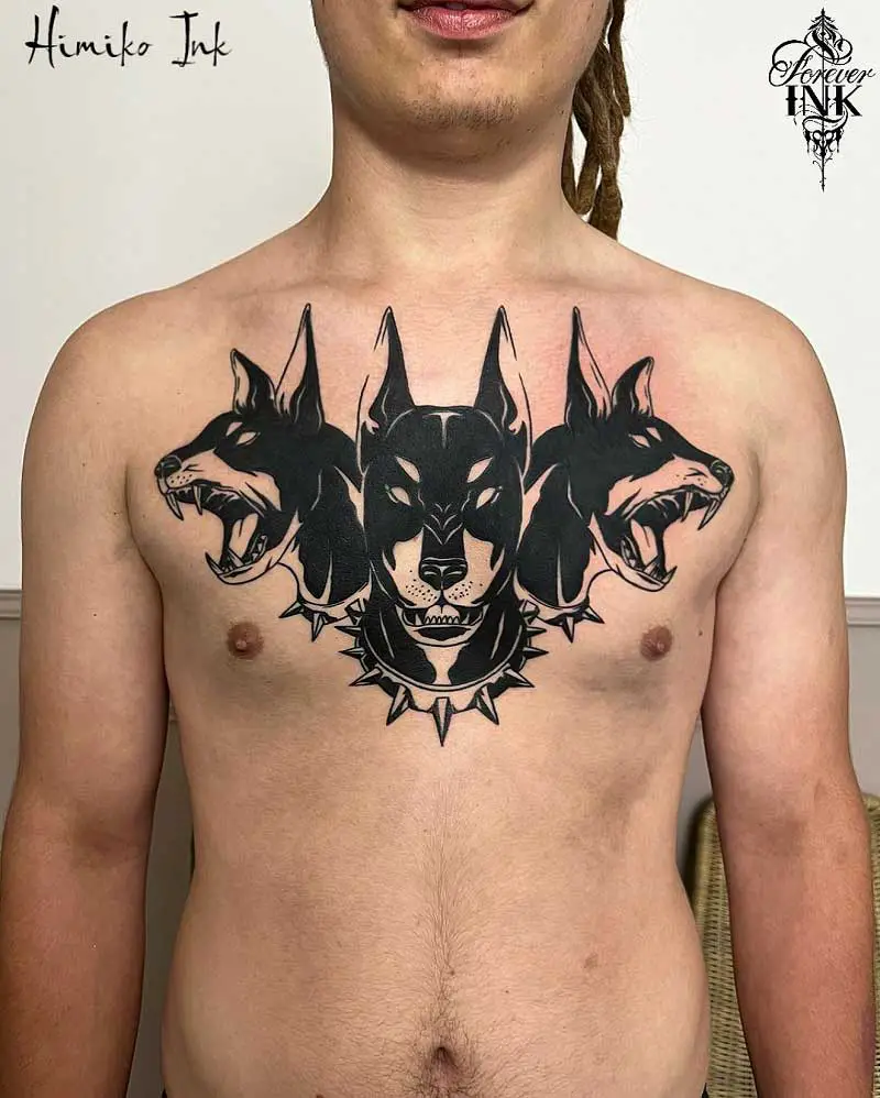 3-headed-doberman-tattoo-1