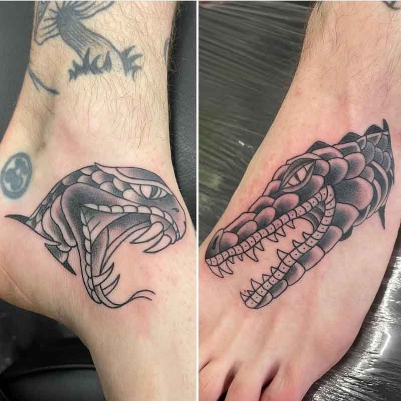 Alligator Foot Tattoo 3