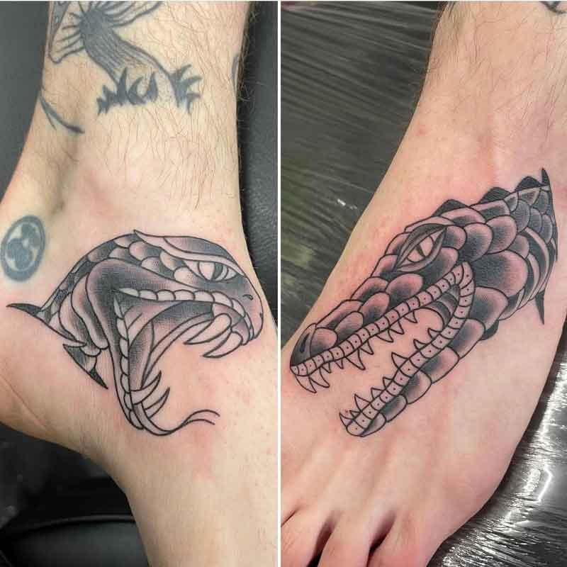 Alligator V Crocodile Tattoos  Inked Magazine