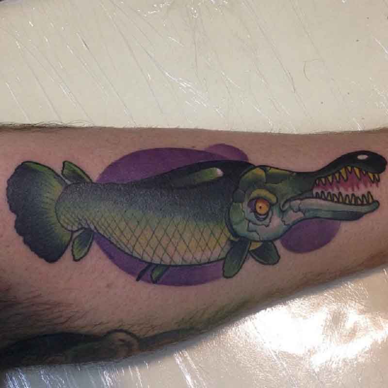 Alligator Gar Tattoo 1