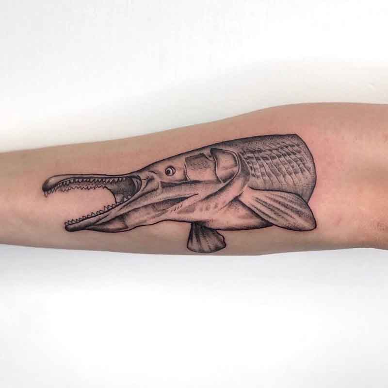 Alligator Gar Tattoo 3