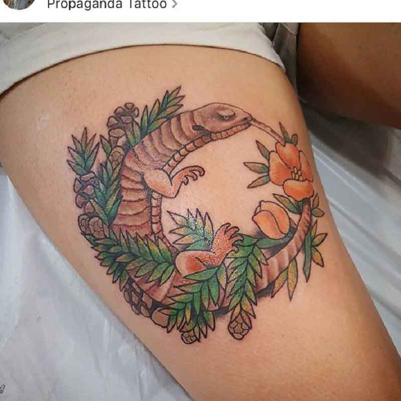 Alligator Lizard Tattoo 1