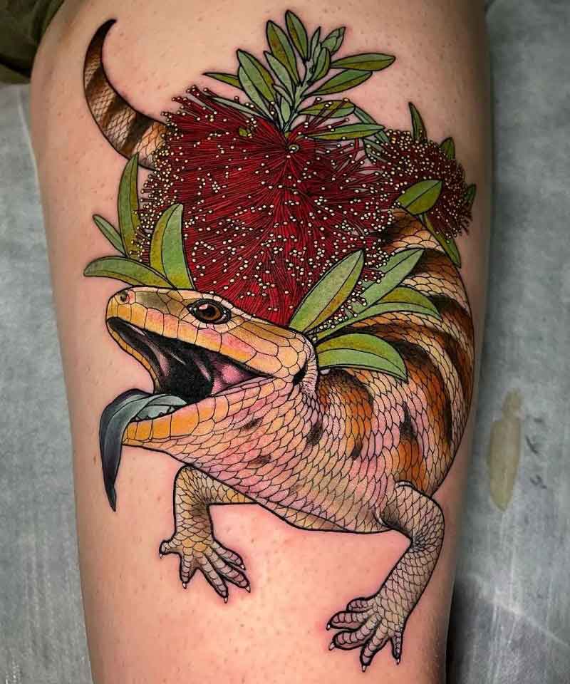 Alligator Lizard Tattoo 2