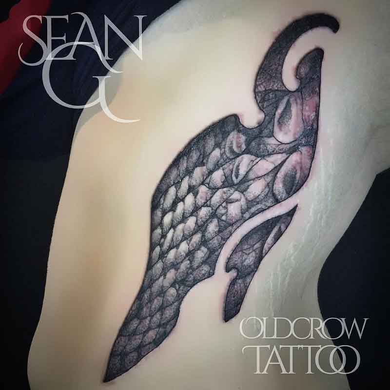 Alligator Skin Tattoo 1