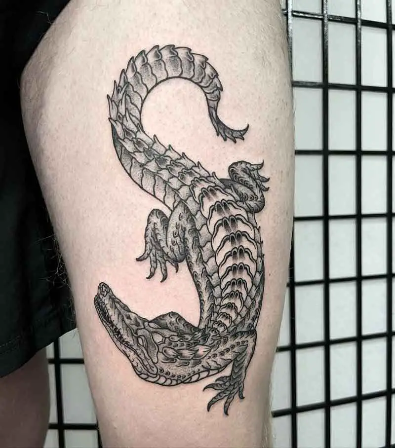 Aggregate 70 alligator tattoo drawing  thtantai2