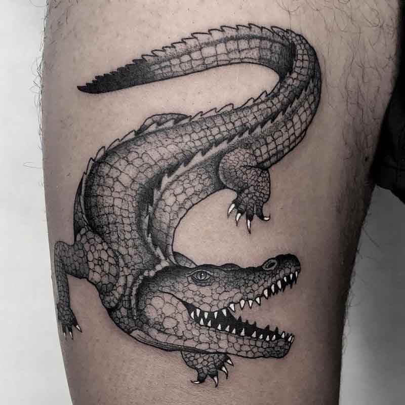 Alligator Skin Tattoo 3