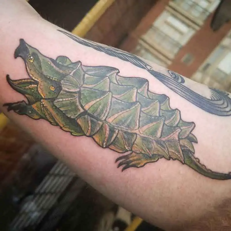 Alligator Snapping Turtle Tattoo 2