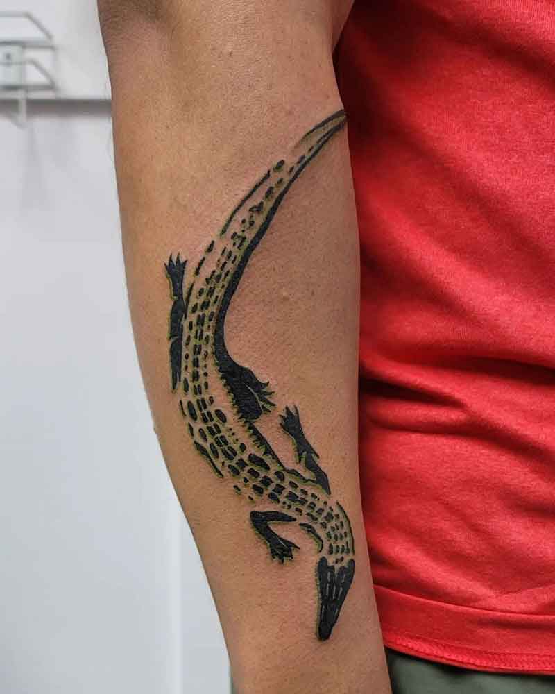 Alligator Tribal Tattoo 2