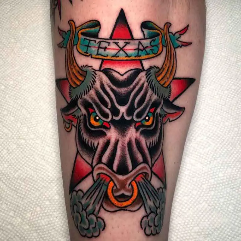 45 Bull Tattoos with Meanings  Body Art Guru