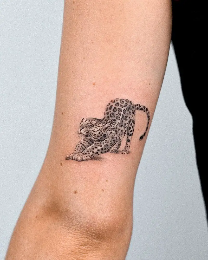 18 Stunning Leopard Tattoos with Meanings  Body Art Guru