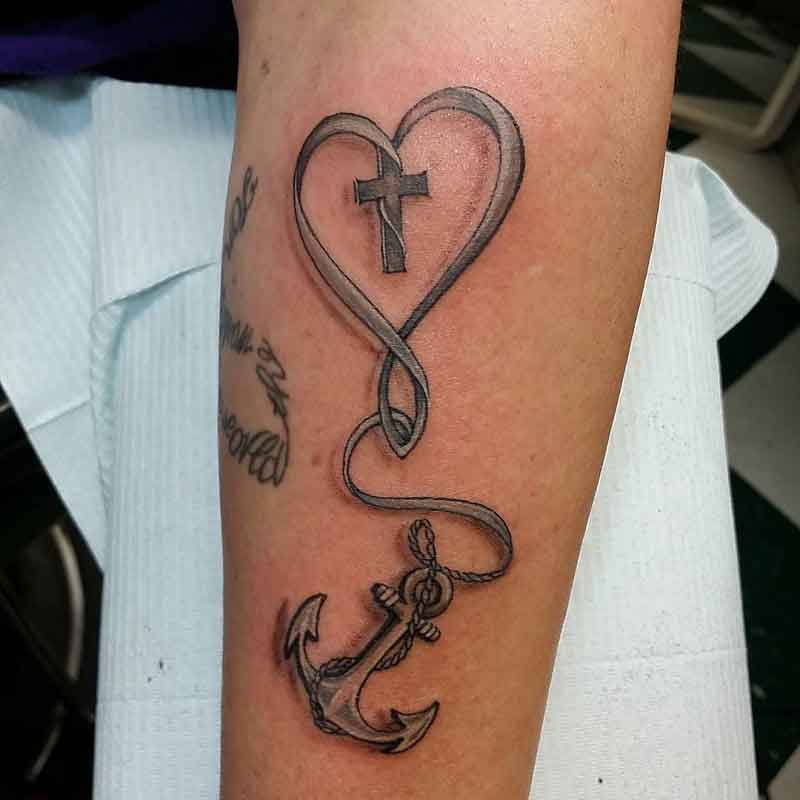 Anchor Cross Tattoo 3