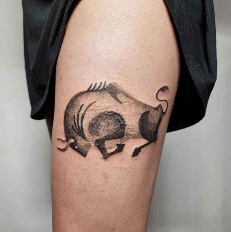 Angry Bison Tattoo 3
