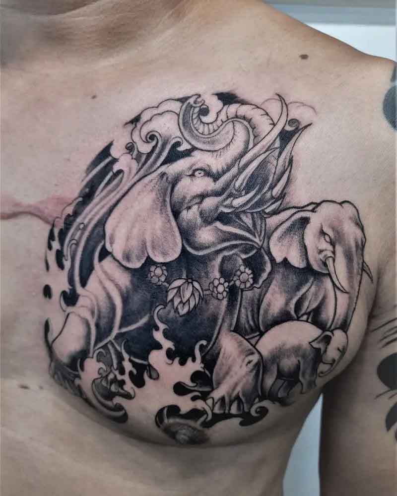 Fascinating Themes In Tribal Elephant Tattoo  Blufashion