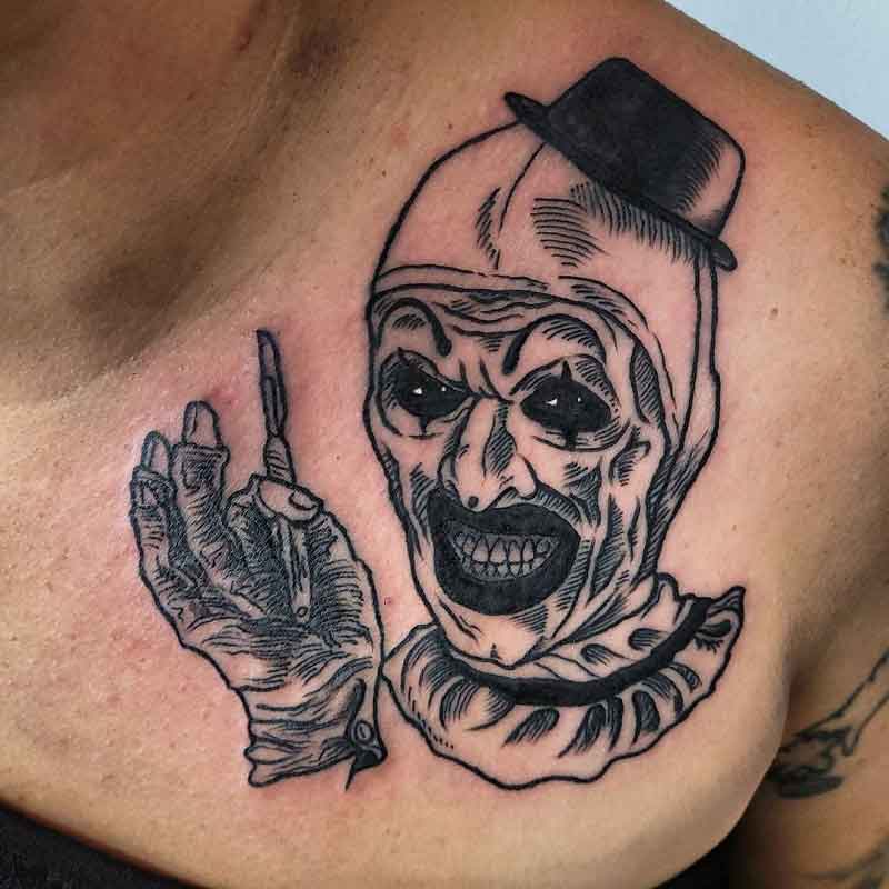 Art The Clown Tattoo 1