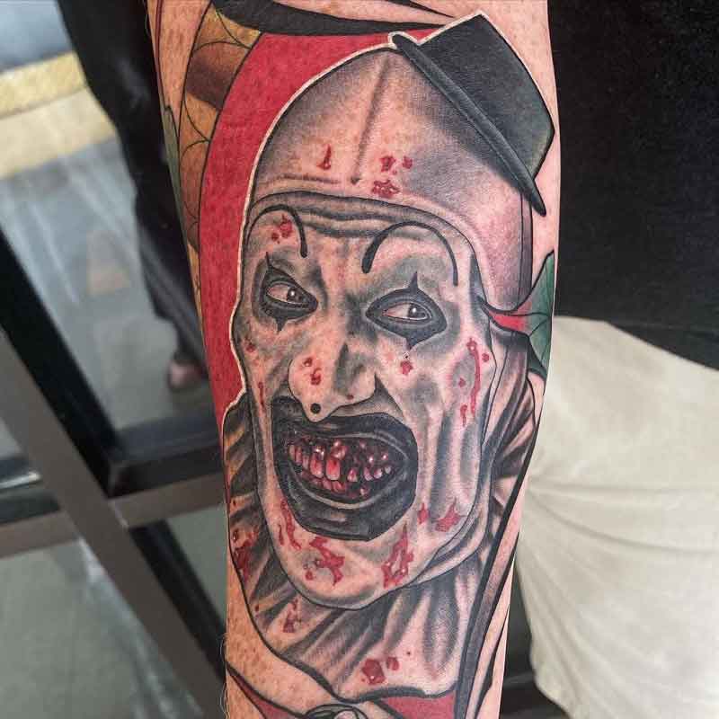 Art The Clown Tattoo 2