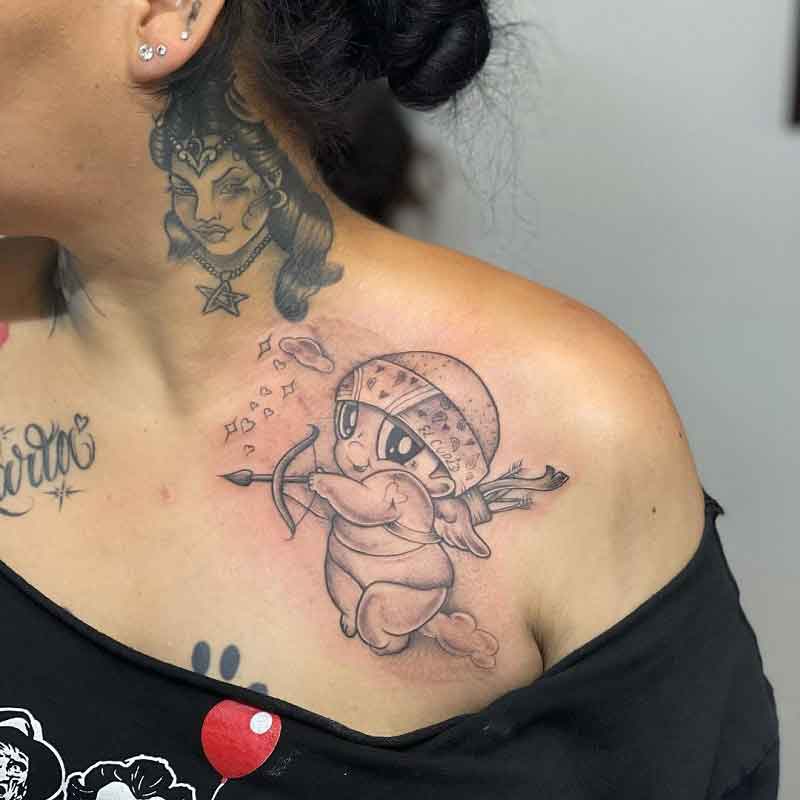 Baby Cupid Tattoo 2