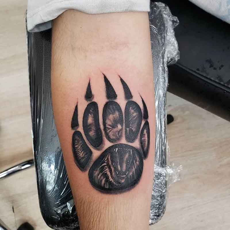 Bear Claw Tattoo 1