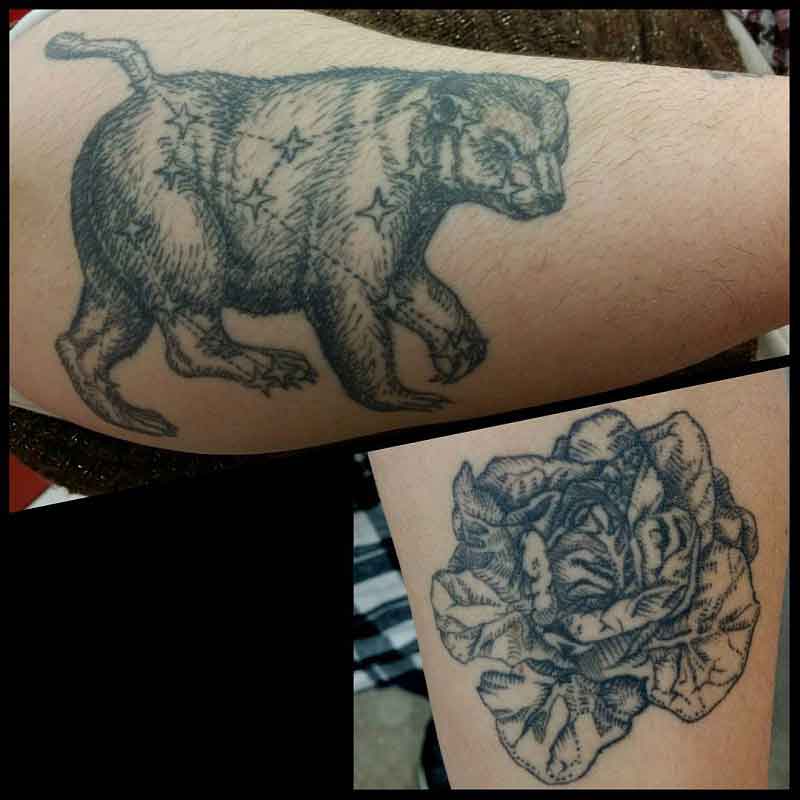 Bear Constellation Tattoo 3