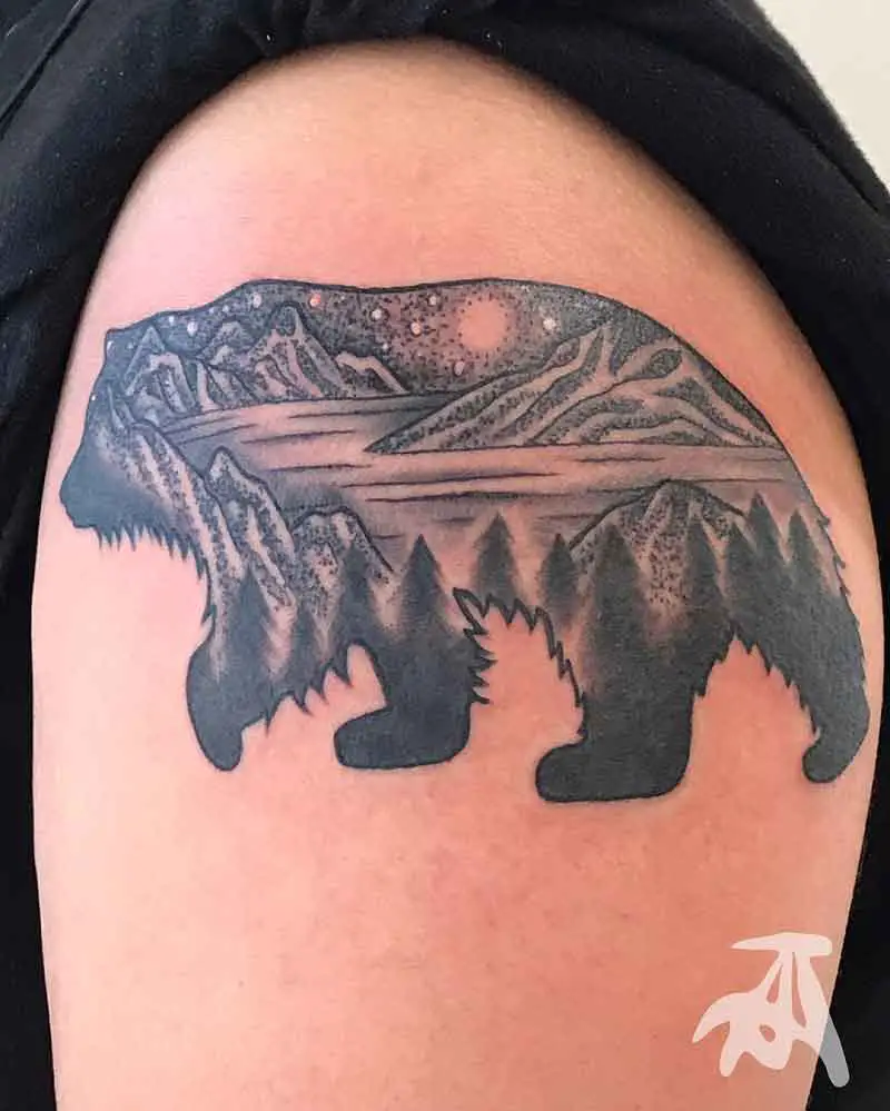 Bear Mountain Tattoo 3