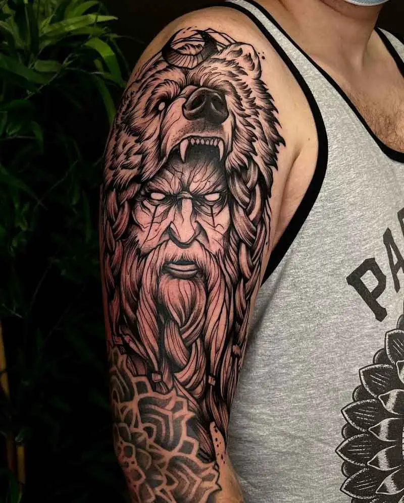 Berserker Viking Tattoo 1