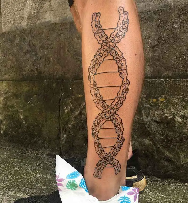 Bicycle Chain Tattoo 1