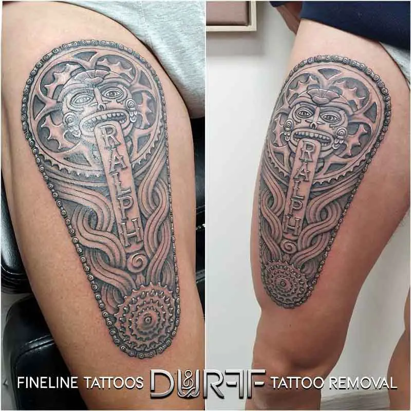 Bicycle Chain Tattoo 2