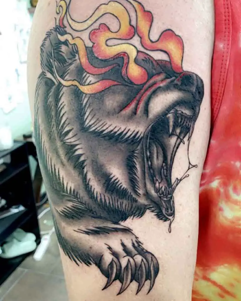 Bear tattoo a symbol of strength and protection   Онлайн блог о тату  IdeasTattoo