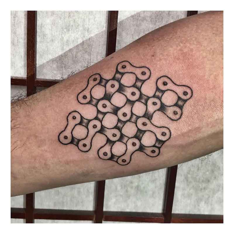 Bike Chain Tattoo 1