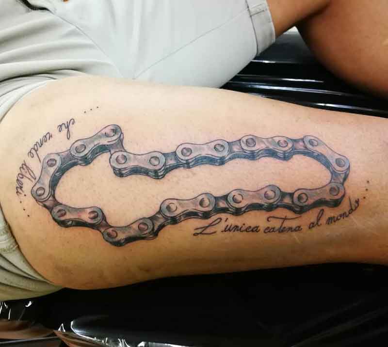 Bike Chain Tattoo 3