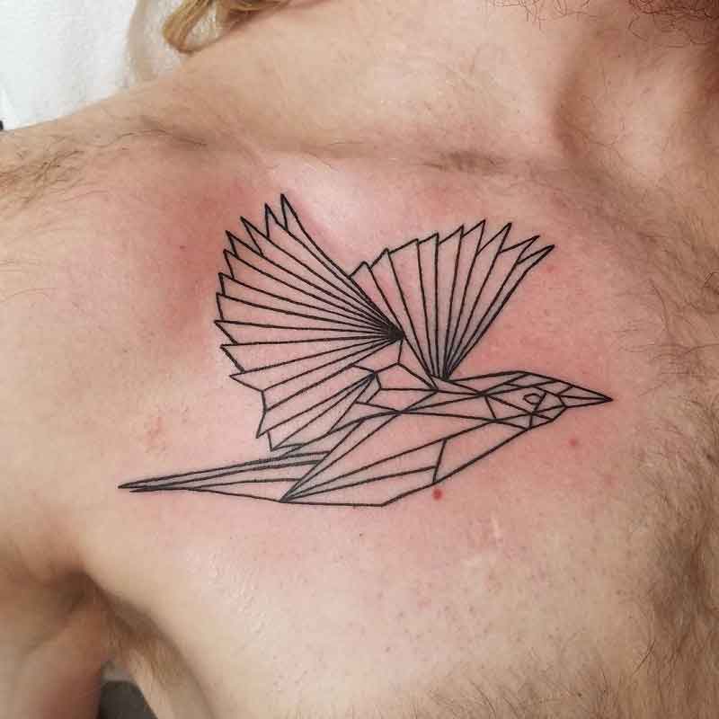 Bird Geometric Tattoo 3