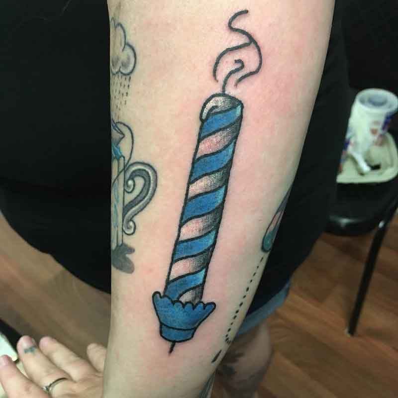 Birthday Candle Tattoo 3