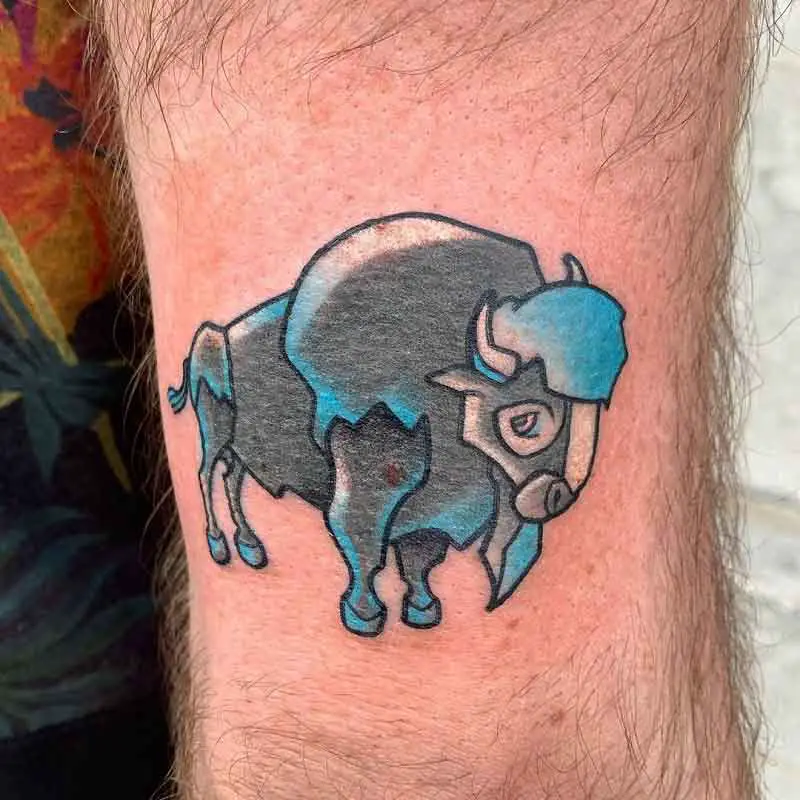 Bison Tattoo Designs 2