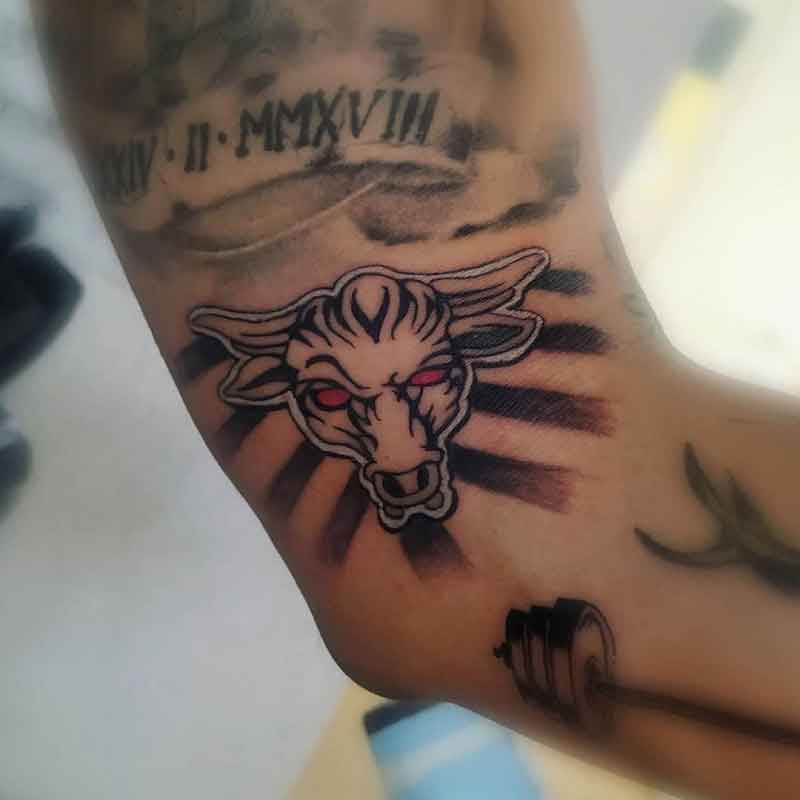 Brahma Bull Tattoo 1