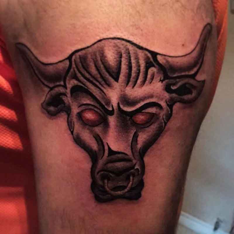 Brahma Bull Tattoo 3