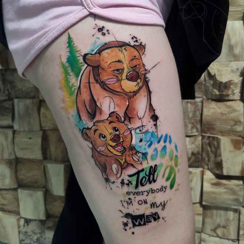 Brother Bear Tattoo 2