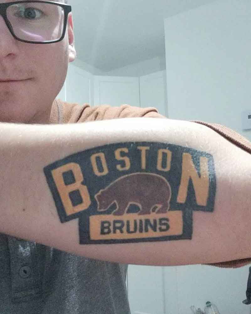 Bruins Bear Tattoo 1