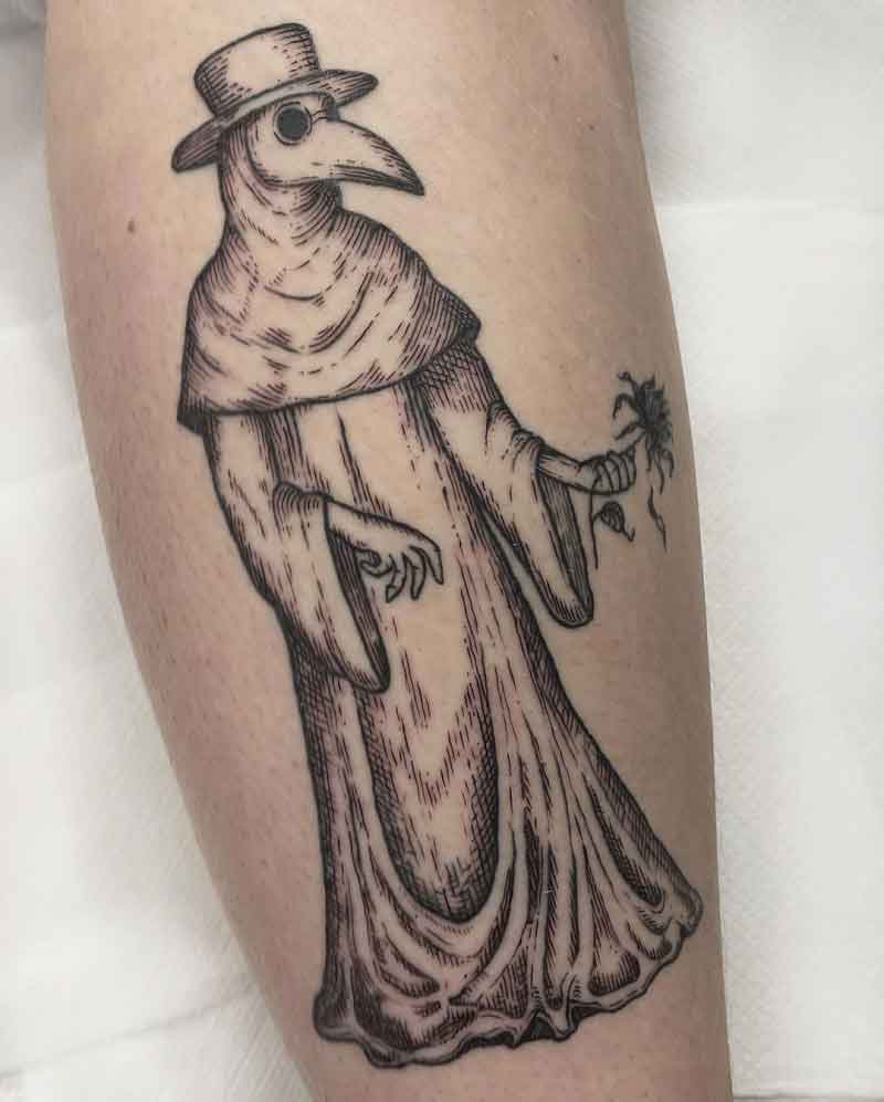 Bubonic Plague Doctor Tattoo 3